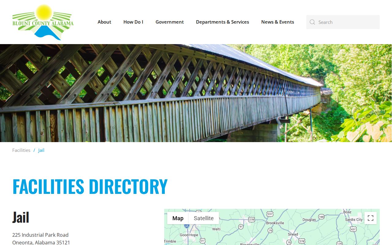 Blount County Detention Center same-day arrest contact directory