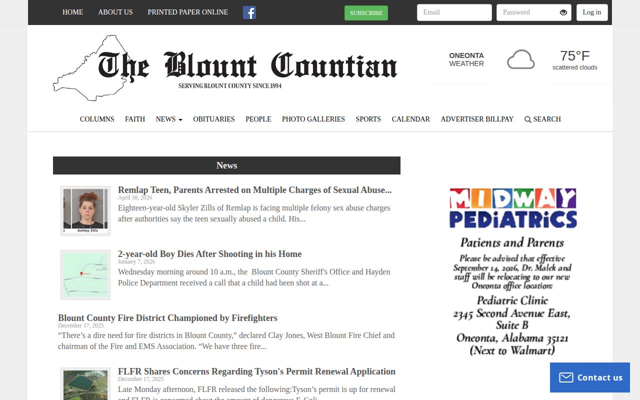 Blount County arrest reports Blount Countian local news index